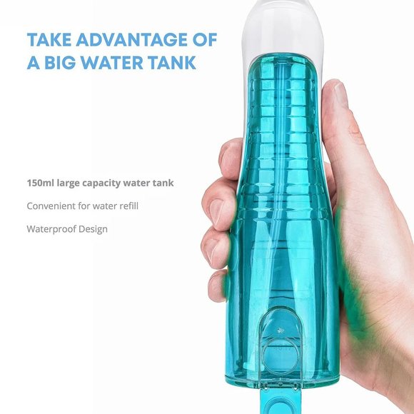 NEW AQUASONIC White Water Flosser with 4 Tips & Travel Pouch - Picture 10 of 11